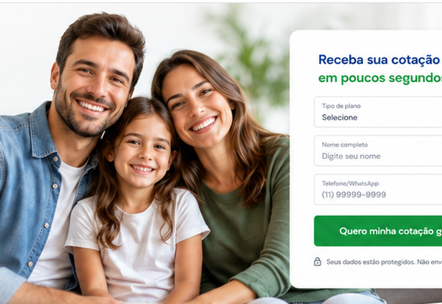 Família sorrindo representando cuidado com a saúde